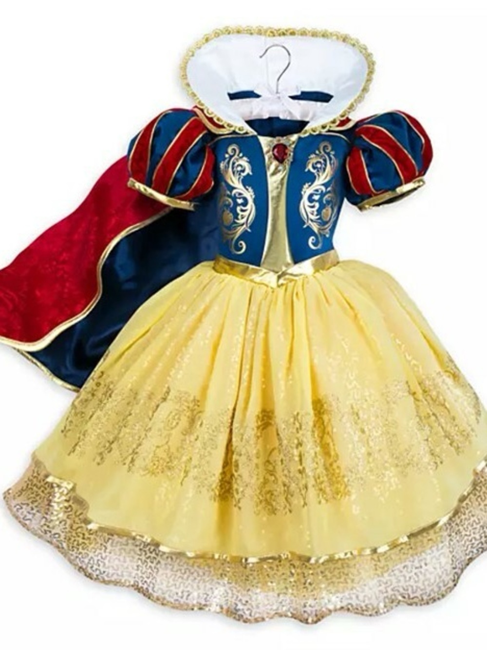 Disney Store Deluxe Snow White Designer Costume Girls Dress Up